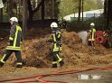 Feuer Lager für Strohballen Koeln Rath Luetzenkirchenerstr P444